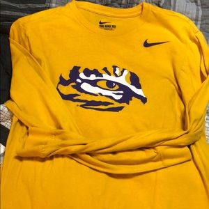 Nike Long Sleeve LSU T Shirt